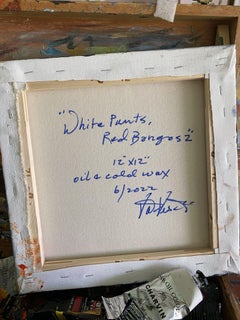 Peinture Bongos 2, huile sur toile