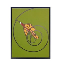 Valerio Adami Farbe Lithographien 16,5 "H x 12,5 "W Mid Century Modern Abstrakte Kunst