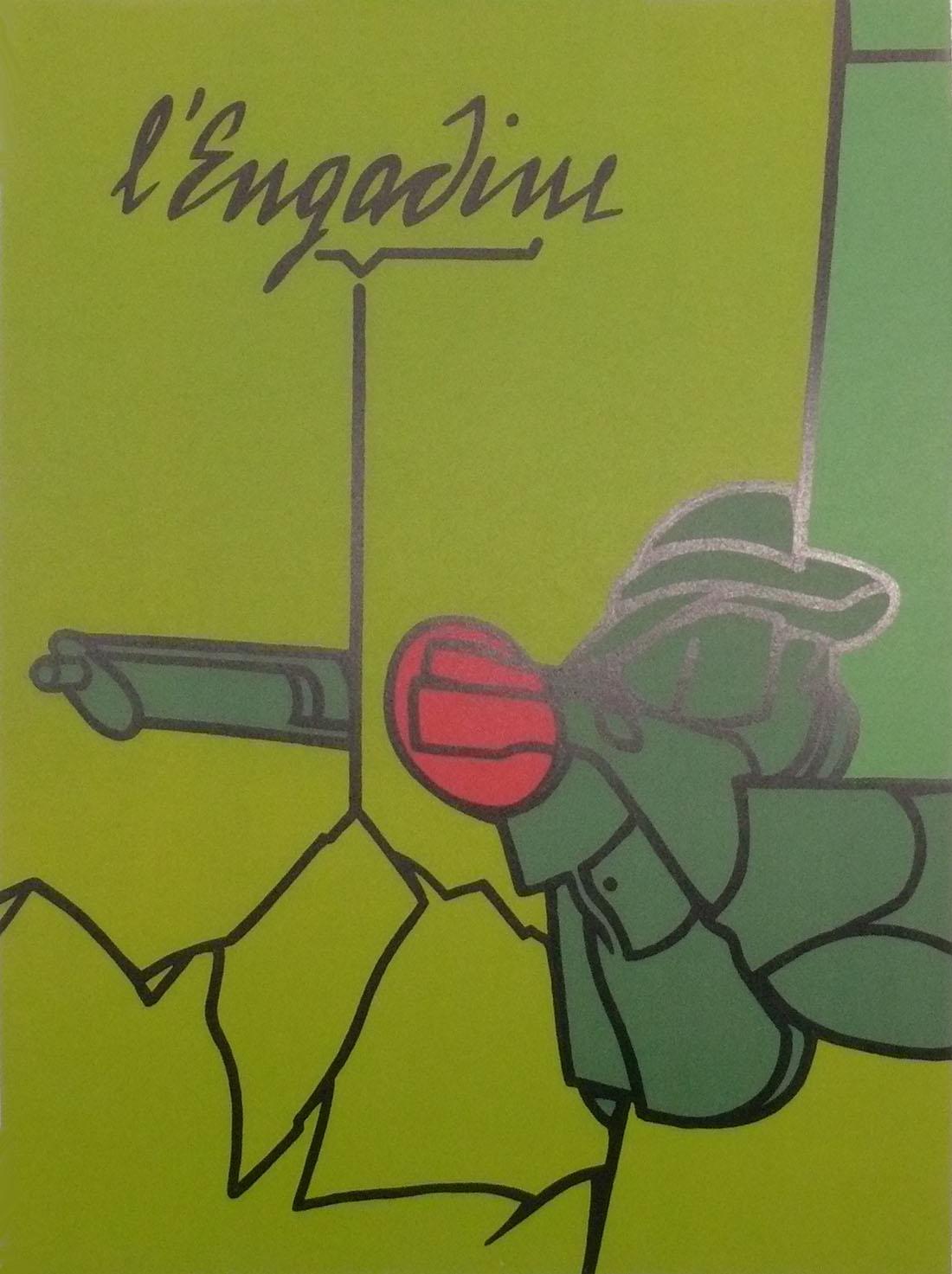 Valerio Adami Farbe Lithographien 16,5 