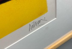 Valerio Adami Limitierte Auflage 24/100 Siebdruck Paysage de Ruines