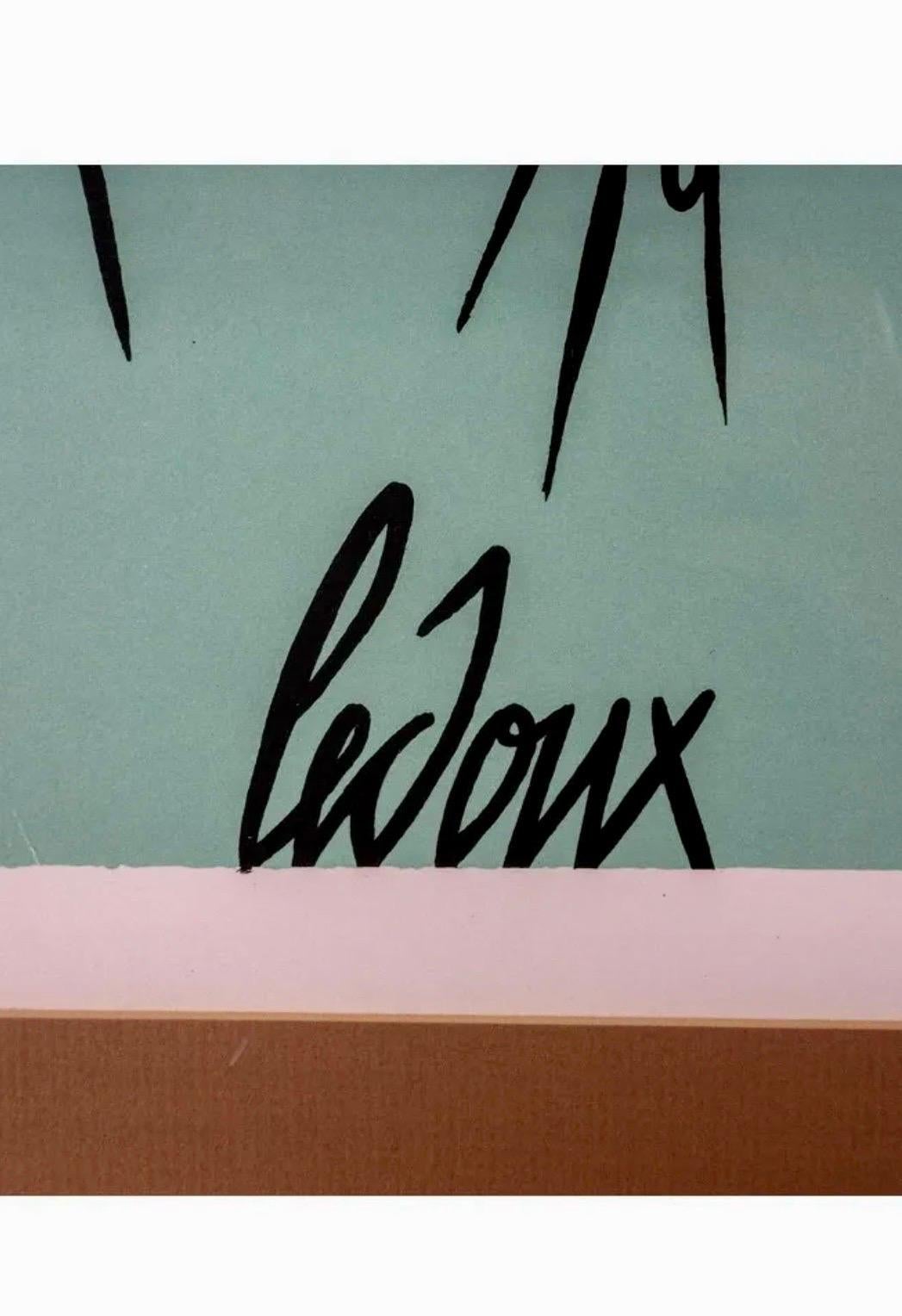 Italian Post Modern Pop Art Lithograph Silkscreen Valerio Adami Galerie Maeght For Sale 2