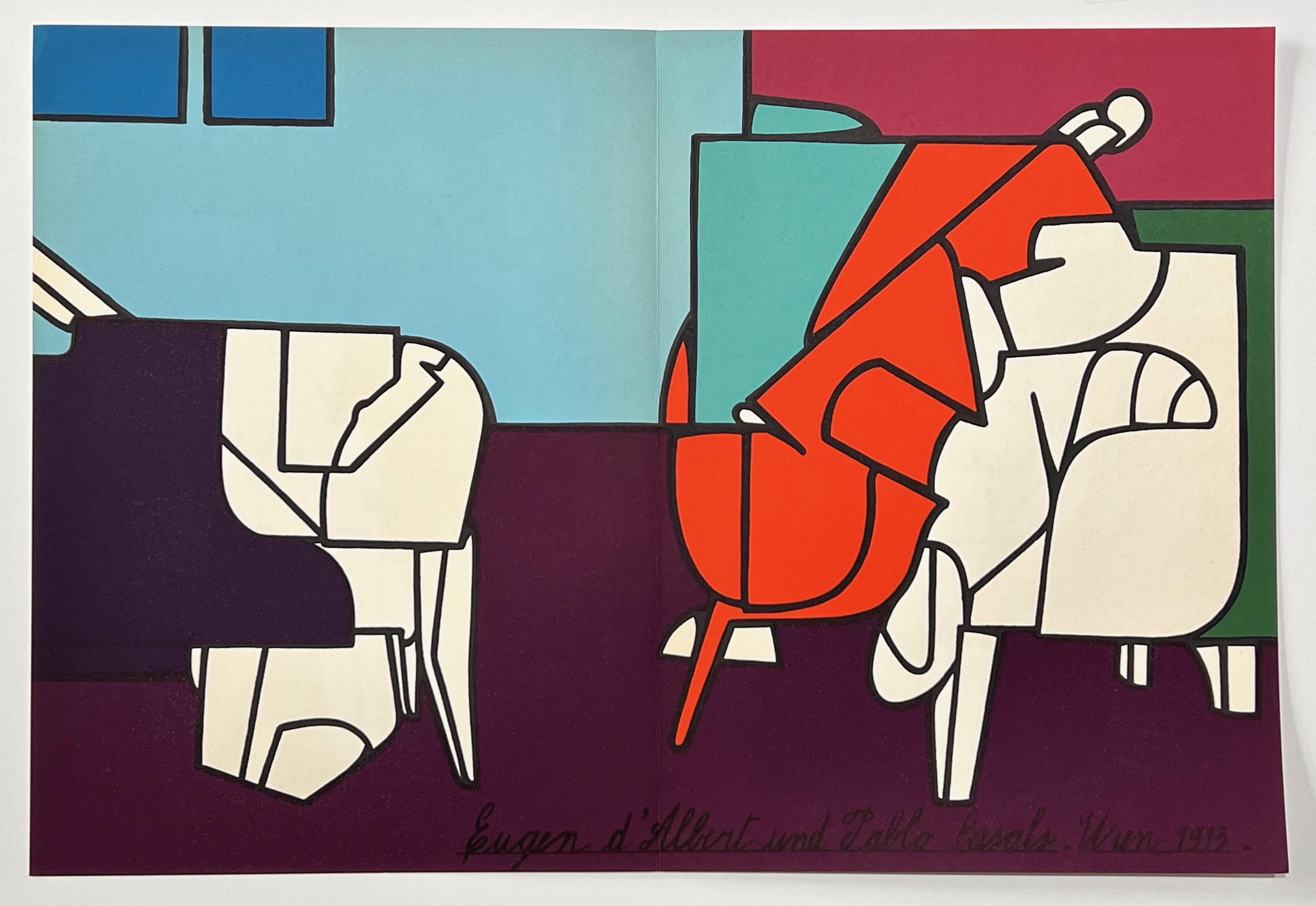 Figurative Print de Valerio Adami - litografía original