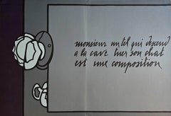 Composizione senza titolo I (Maeght, contorno in grassetto, figurazione narrativa)