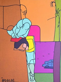 Composición sin título IV (Maeght, Contorno marcado, Figuración narrativa)