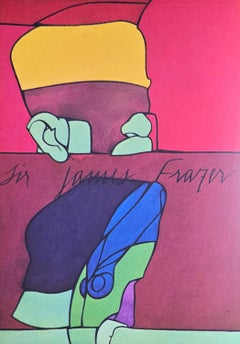 Komposition ohne Titel VI (Maeght, kräftige Konturen, narrative Figuration)