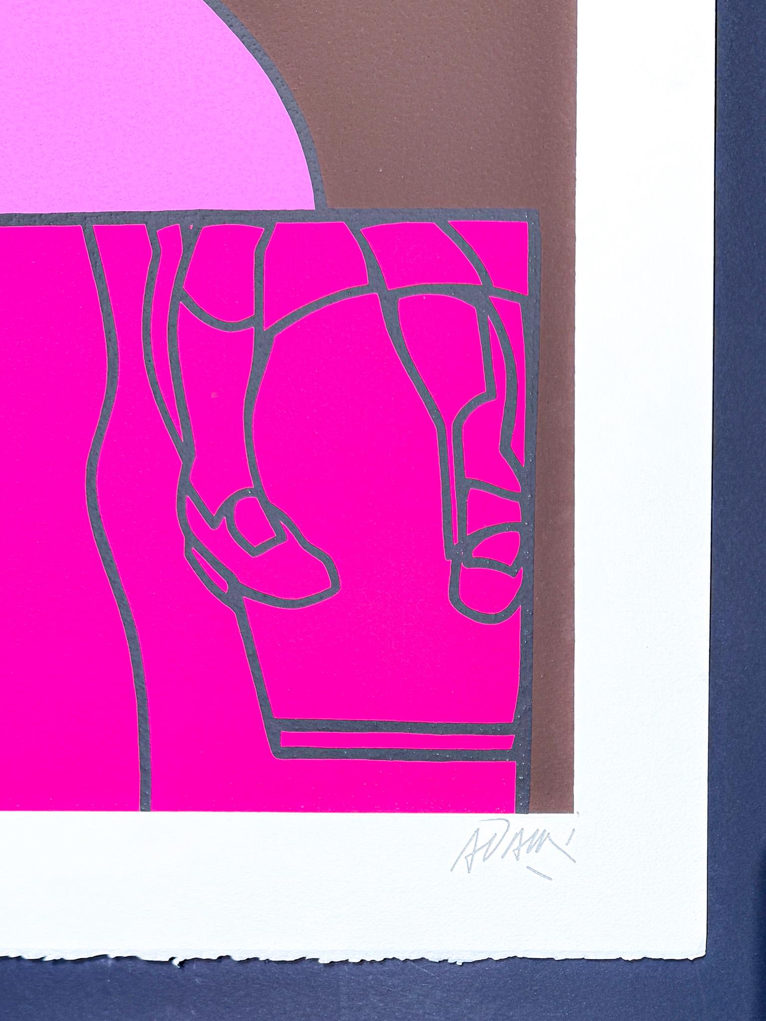 Valerio Adami (1935) - Untitled - Silkscreen printing on paper - 1975 For Sale 4