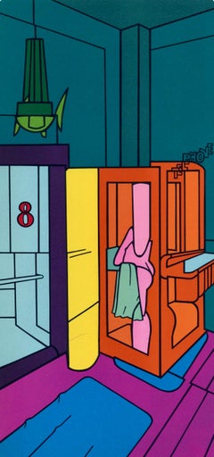 Valerio Adami, Composition, L'édition de tête (d'après)