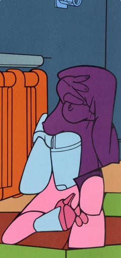 Valerio Adami, Composition, L'édition de tête (d'après)