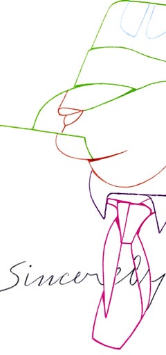 Valerio Adami, Composition, L'édition de tête (d'après)