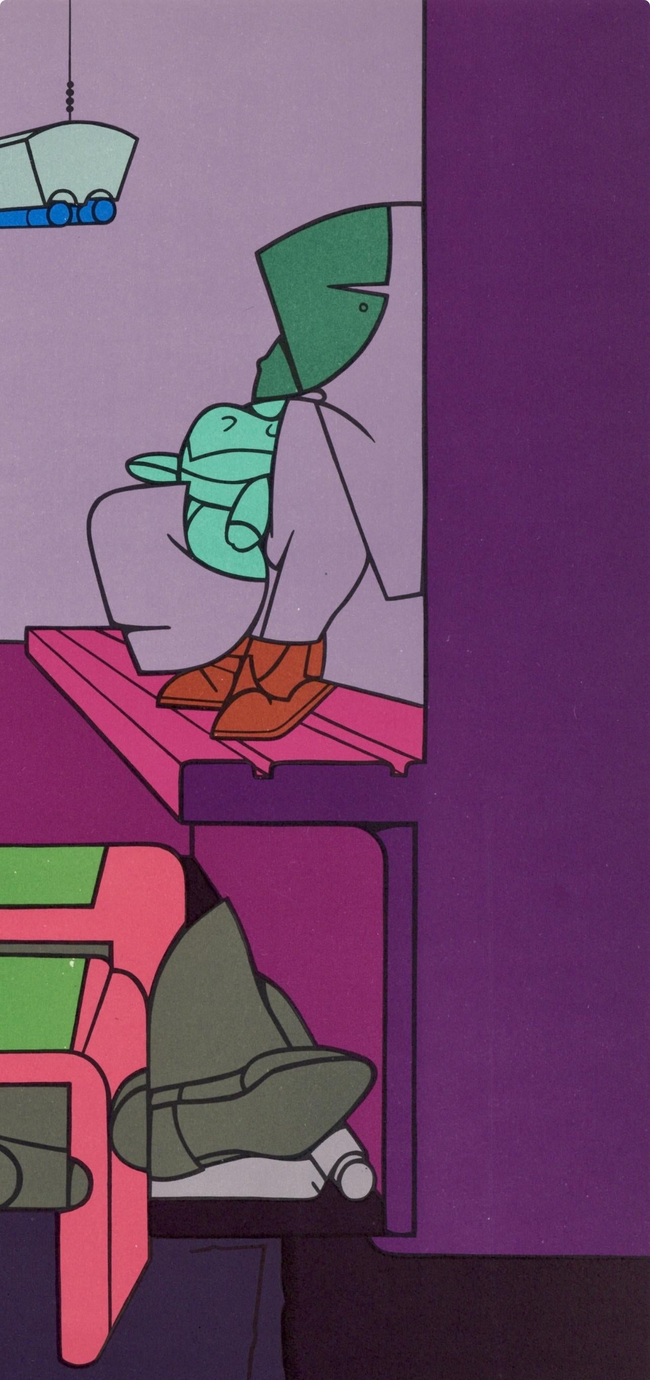 Valerio Adami, Composition, L'édition de tête (after) For Sale 3