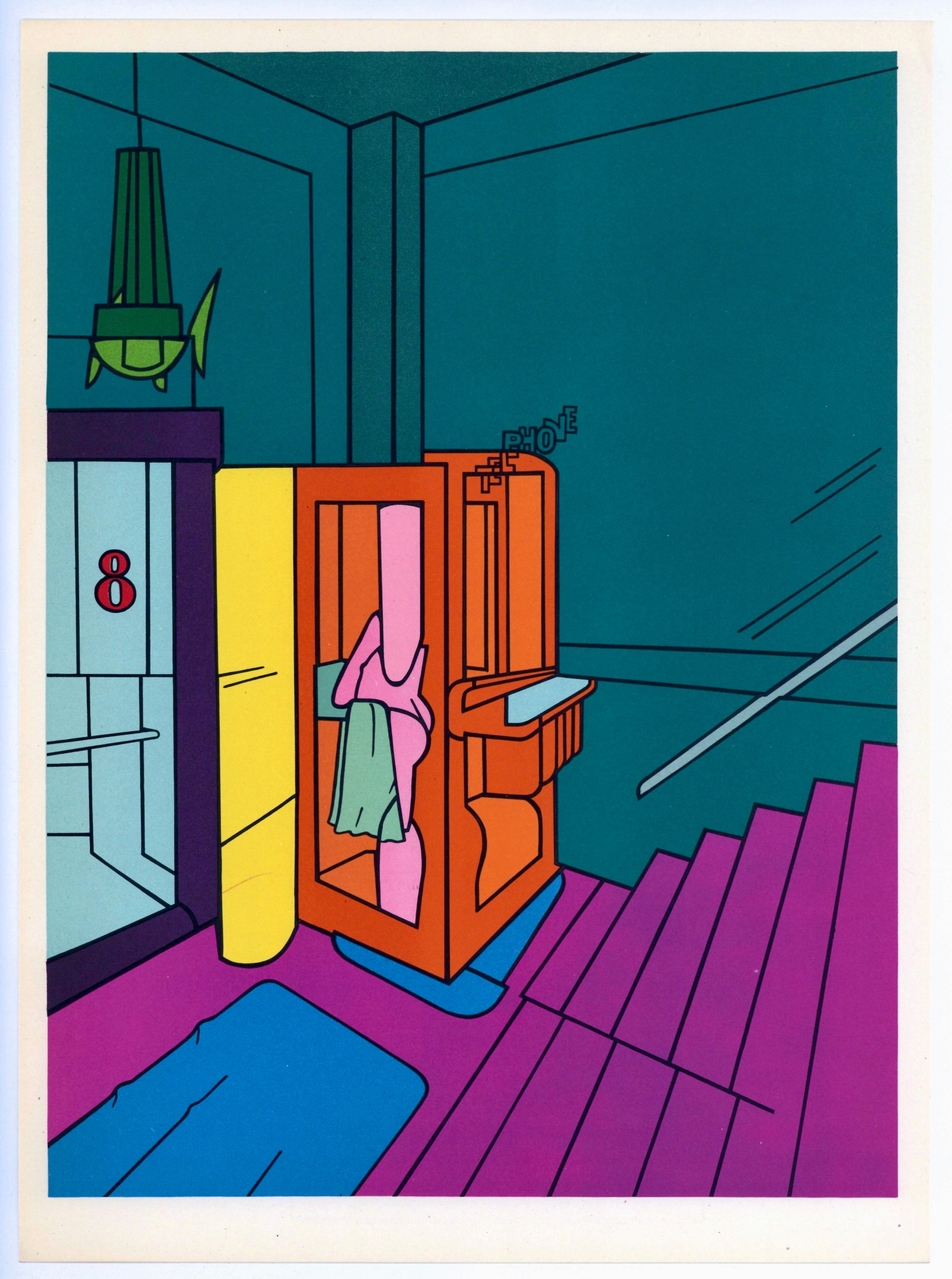 Valerio Adami, Composition, L'édition de tête (after) For Sale 4