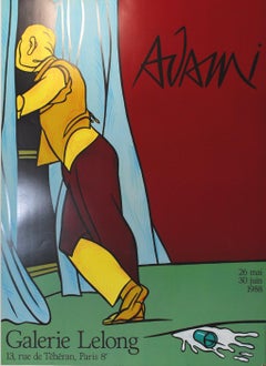 Valerio Adami – Galerie Lelong, Ausstellungsplakat, 1988