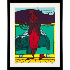 Valerio Adami – Handsignierte Lithografie, 1980