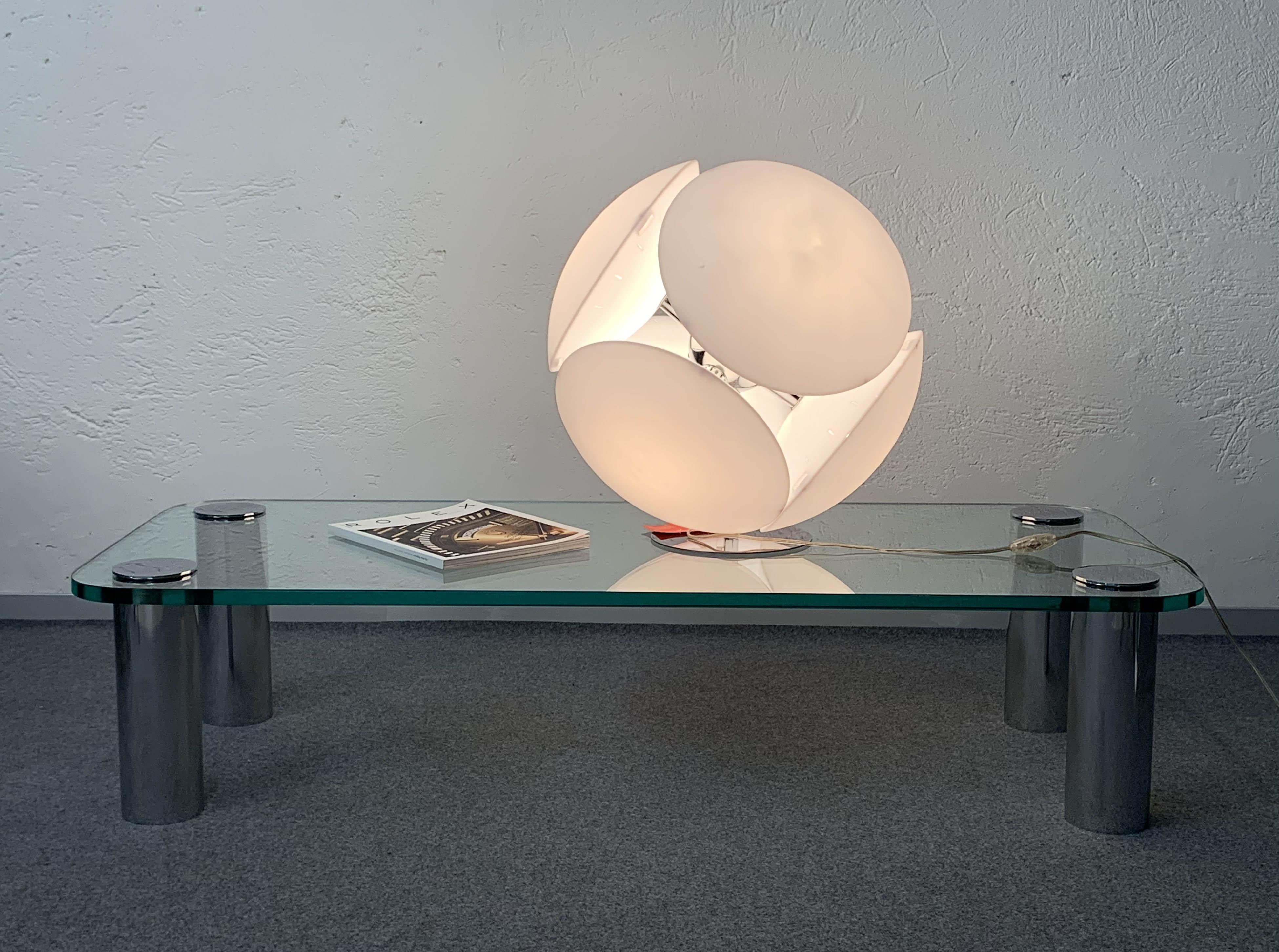 Mid-Century Modern Valerio Bottin Bubble Table Lamp Design Sputnik for Foscarini Murano Italy 1990s