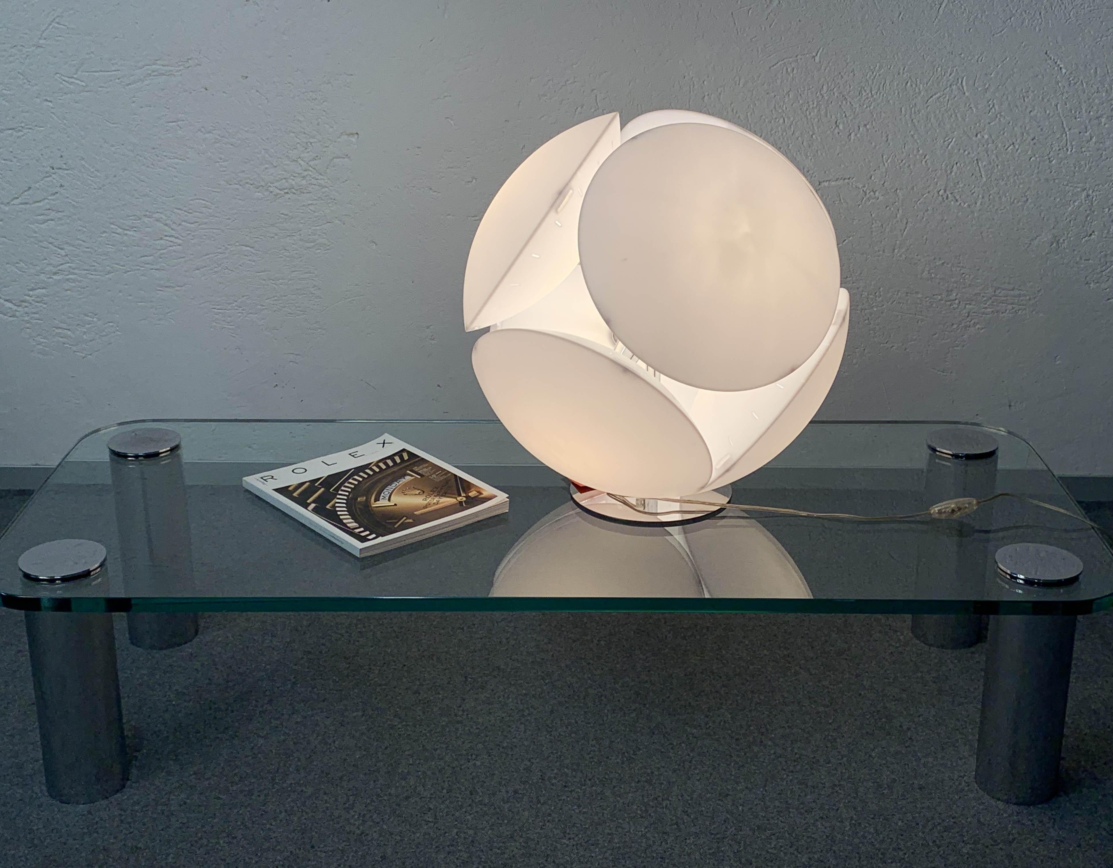 Italian Valerio Bottin Bubble Table Lamp Design Sputnik for Foscarini Murano Italy 1990s