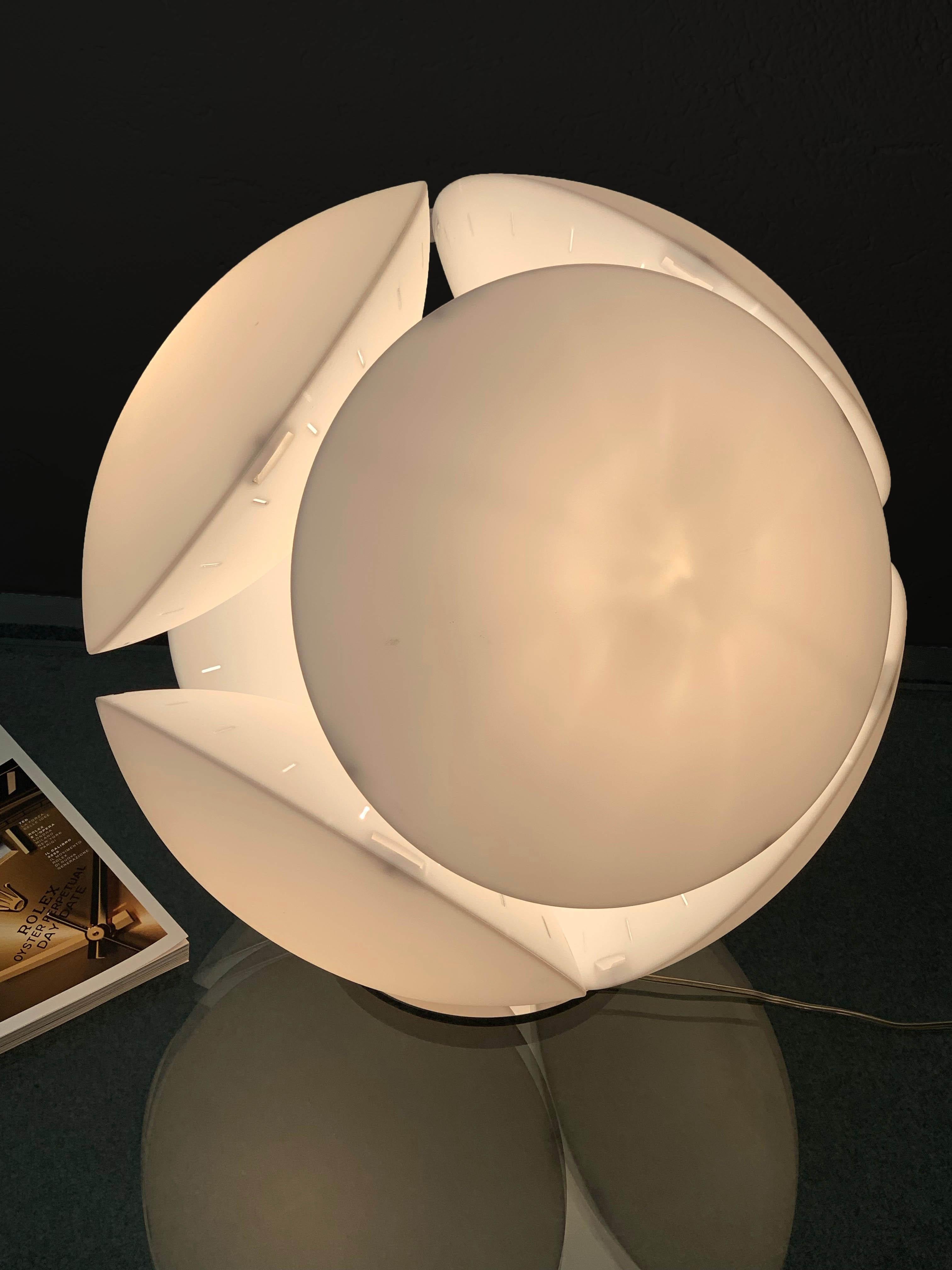 20th Century Valerio Bottin Bubble Table Lamp Design Sputnik for Foscarini Murano Italy 1990s
