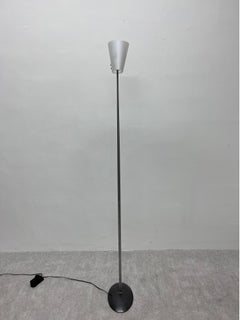 Lampada da terra in acciaio e murano bianco di Valerio Bottin Vitt Terra Series per Foscarini