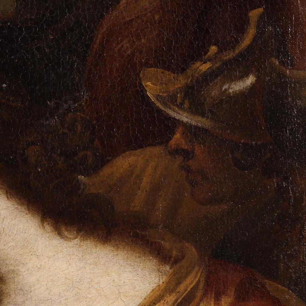 17th Century Oil on Canvas Antique Italian Mythological Painting, 1640 en venta 11