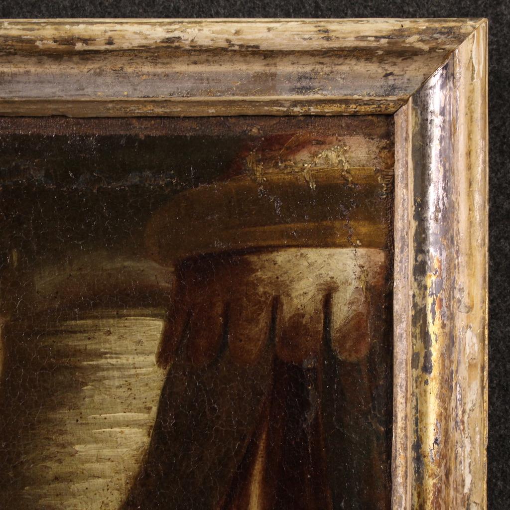 17th Century Oil on Canvas Antique Italian Mythological Painting, 1640 en venta 5