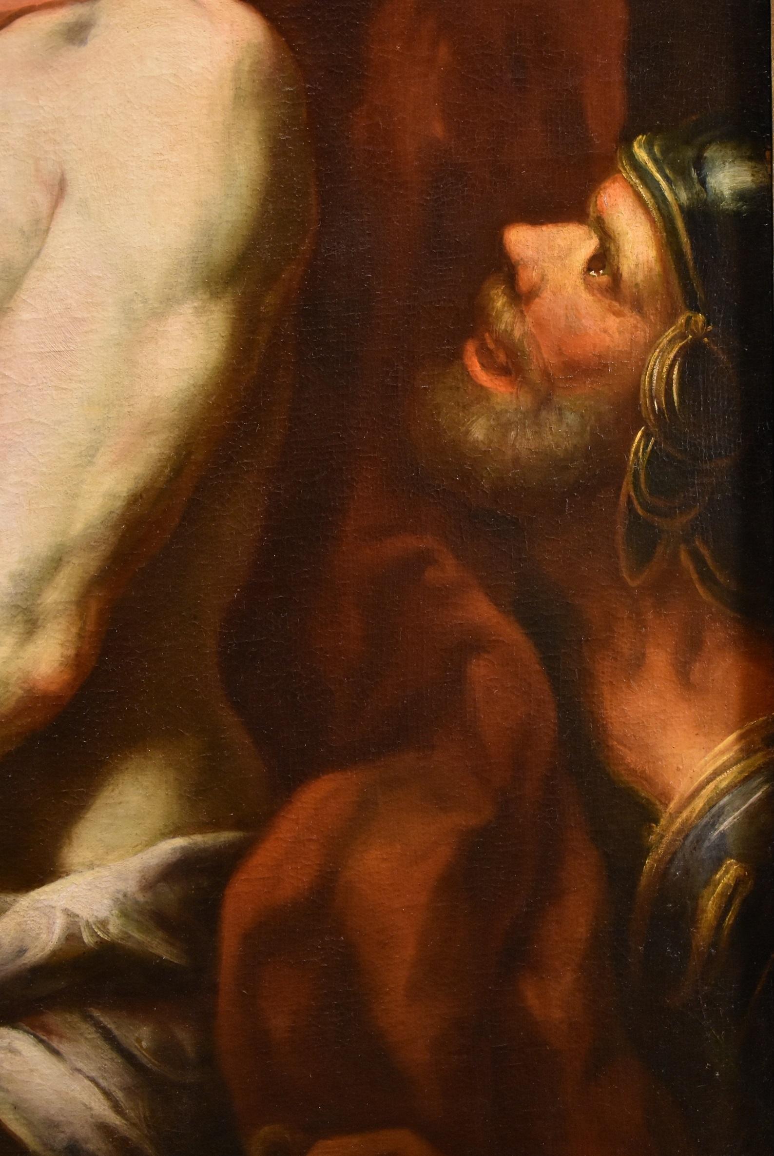 Ecce Homo Castello 17ème siècle peinture huile sur toile maître géorgien ancien en vente 5