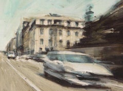 "Estate Europa" (2025) Original Abstract Realist Cityscape Oil Painting