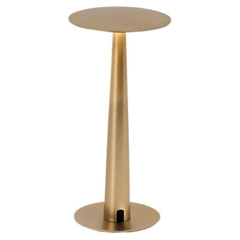 Valerio Sommella Lampe à poser Portofino LED 2700K en Marble Gold/Travertino en vente