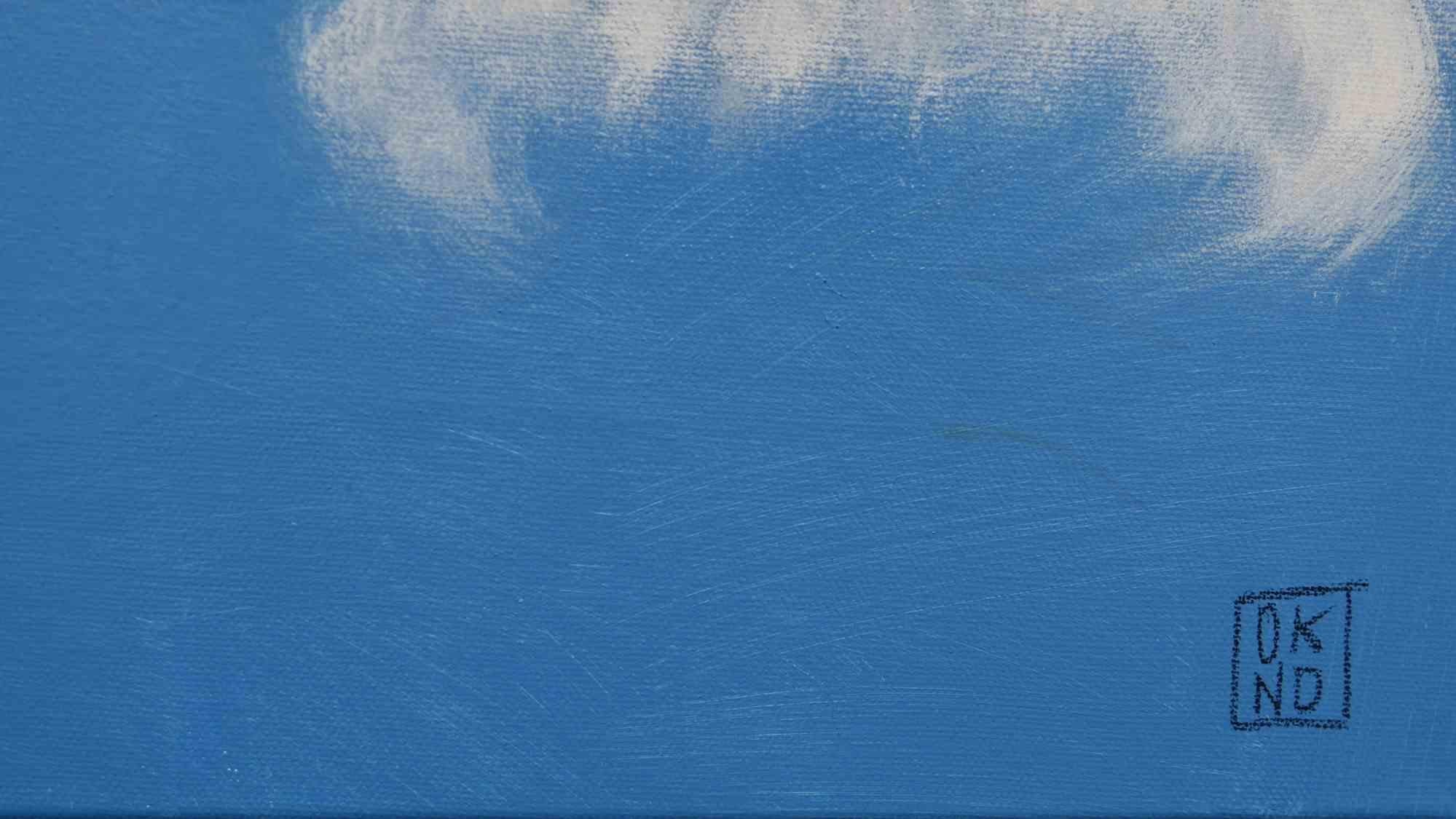 Peinture à l'huile « It's Over » de Valeriya Shebelnichenko - 2023 en vente 3