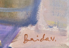 Cafe, Nida. 2013. Canvas, oil. 50x60 cm. Signed.