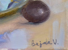 Stillleben am Abend. 2024. Leinwand, Öl. 30 × 40 cm