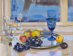 Evening still life. 2024. Canvas, oil. 30x40 cm