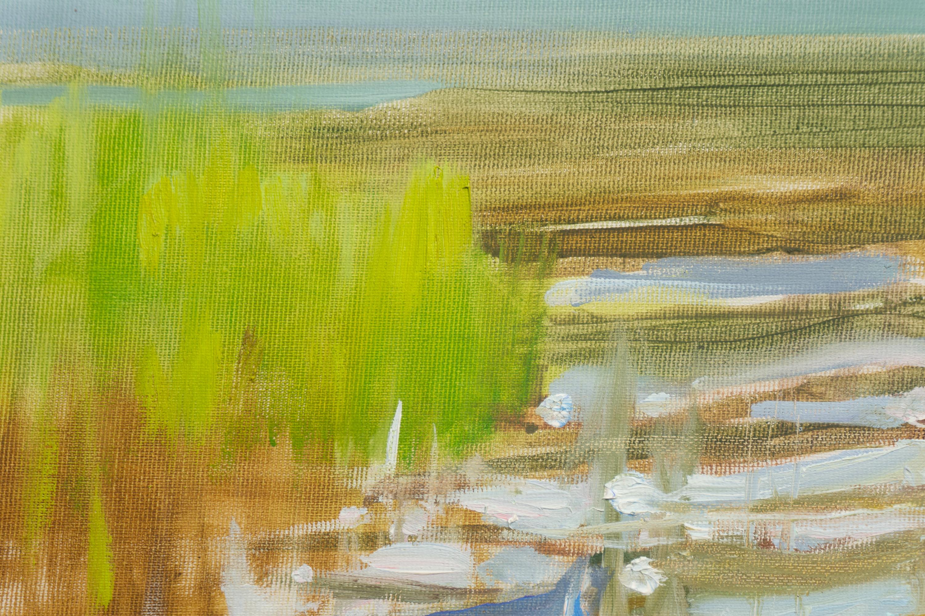 See, Boote. 40x50 cm.
