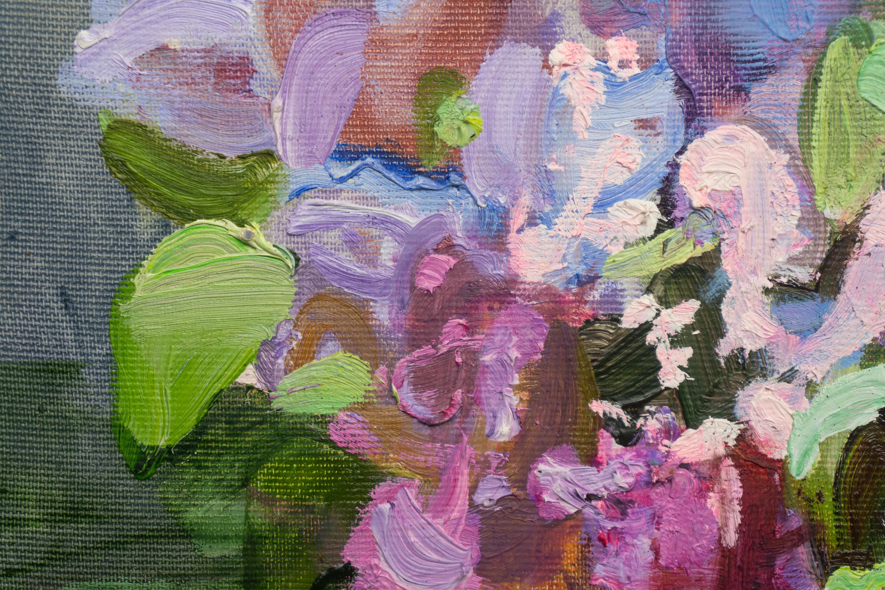 Lights of june - Marron Still-Life Painting par Valery Bayda 