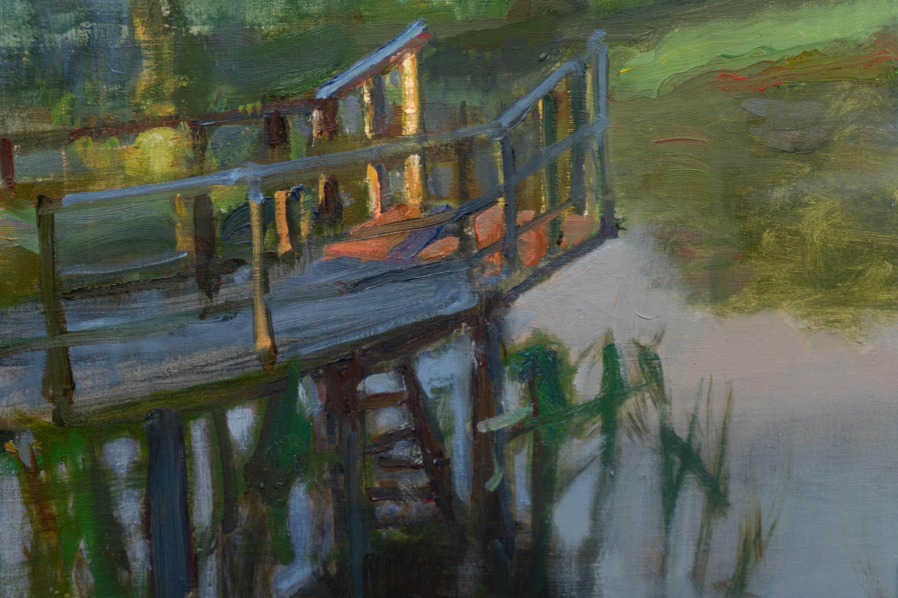 Buenos días - Painting Impresionista de Valery Bayda 