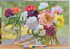 Peonies. 2024. Canvas, oil. 40x60 cm