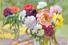 Peonies. 2024. Canvas, oil. 40x60 cm