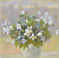 Ramo de primavera. 2024. Lienzo, óleo. 30 x 30 cm