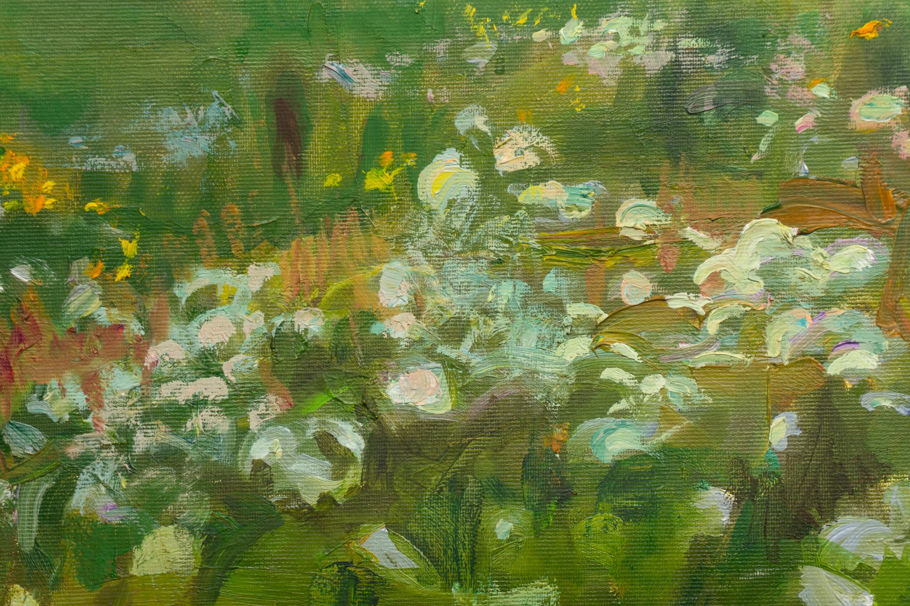Prairies d'été - Painting de Valery Bayda 