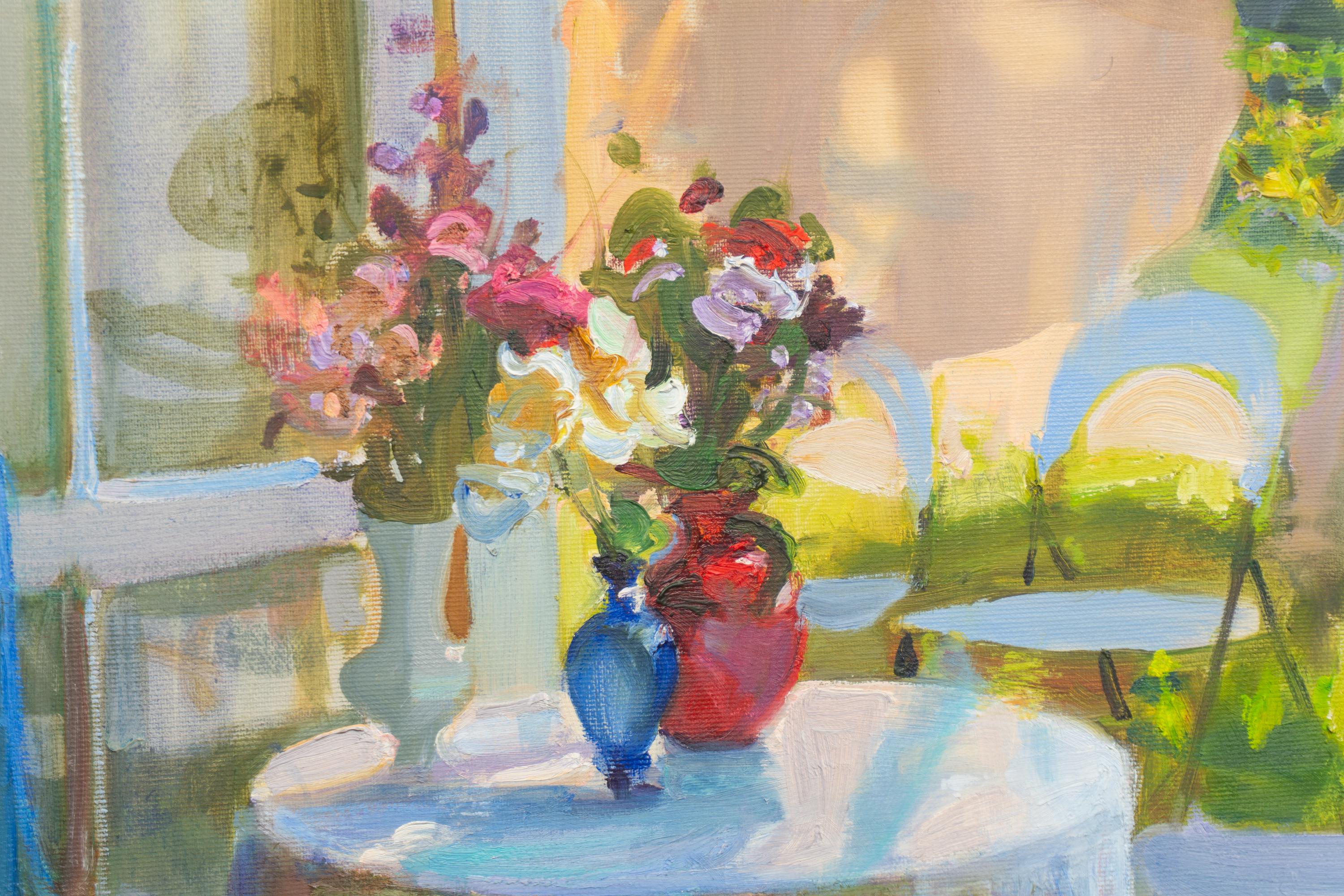 Sommersonne (Impressionismus), Painting, von Valery Bayda 