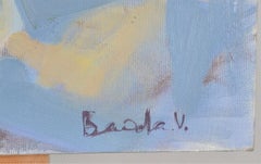 Water Lillies. 2019. Painting by Valery Bayda. Oil on canvas. 65x100 cm. Signed