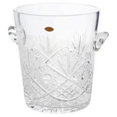 Valery Klein for Baccarat Bertrichamps Cut Crystal Champagne Ice Bucket Cooler