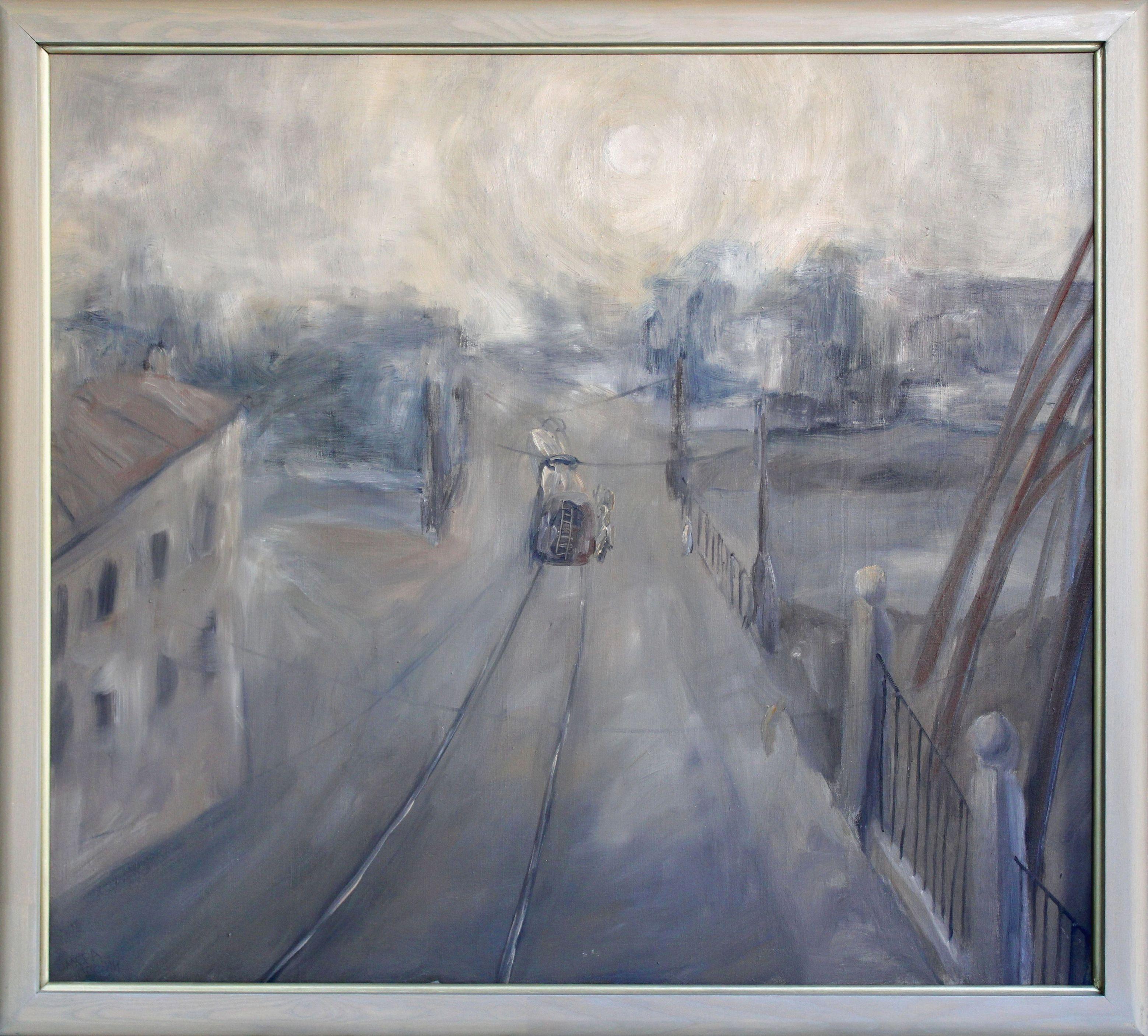 Marzo. 1989. Olio su tela, 80x90 cm - Painting di Valery Pesin