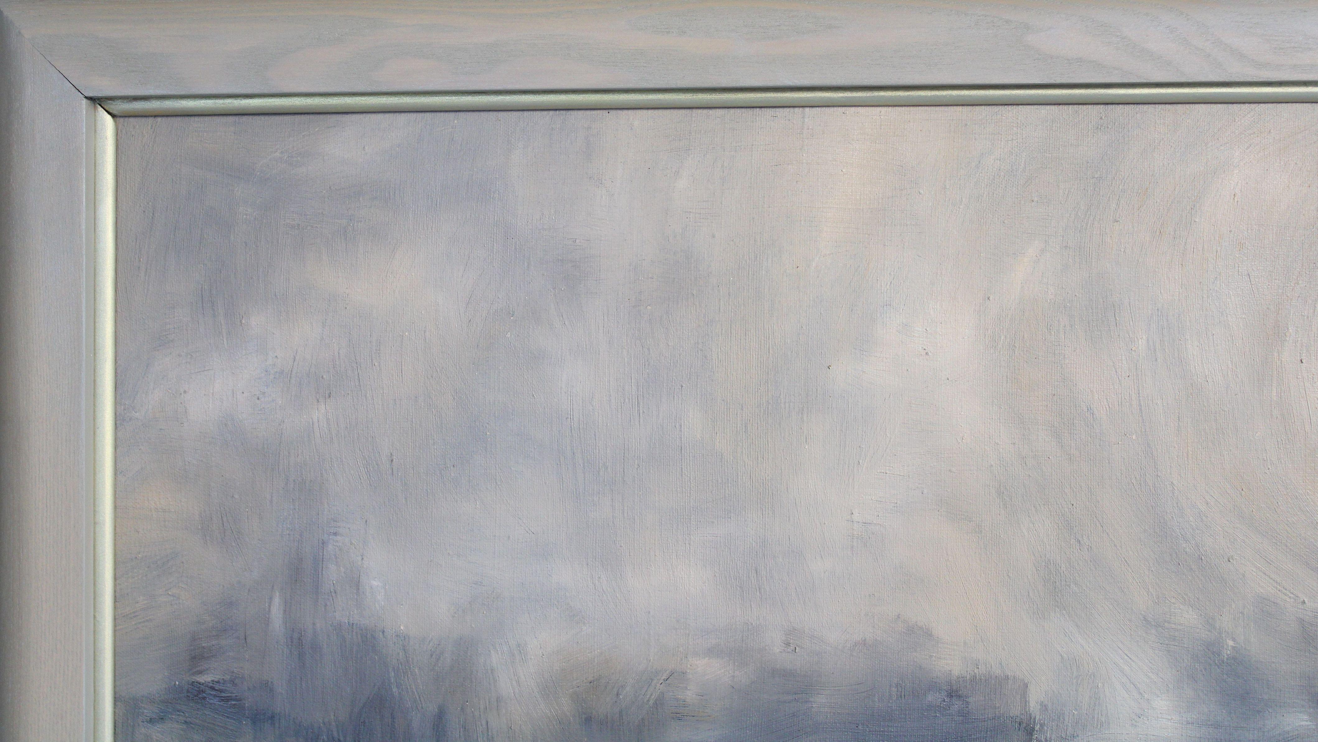 Marzo. 1989. Olio su tela, 80x90 cm - Interior Painting Grigio di Valery Pesin
