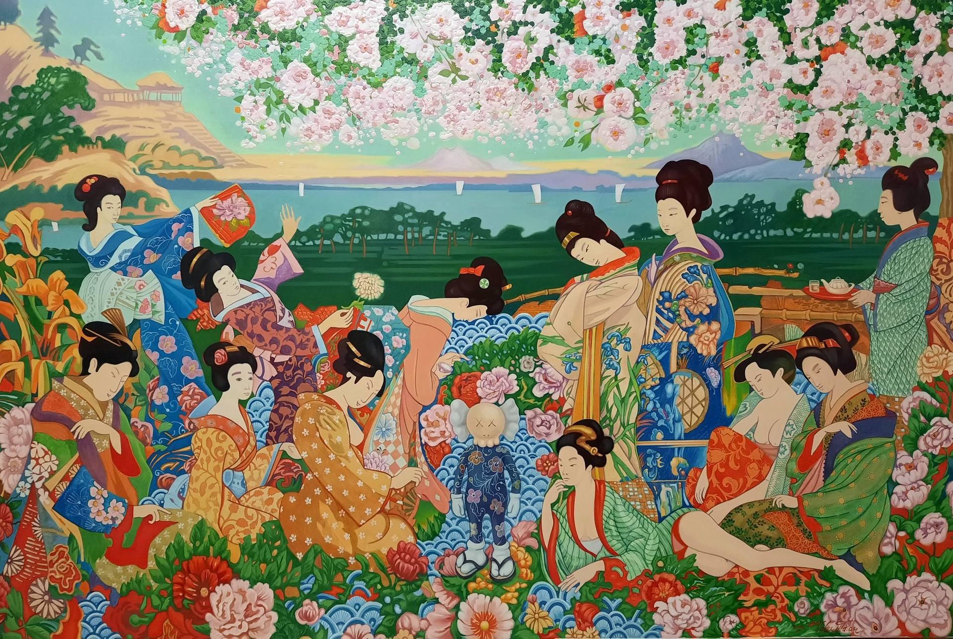 "La Última Cena en las Islas Kuriles, Té con KAWS"