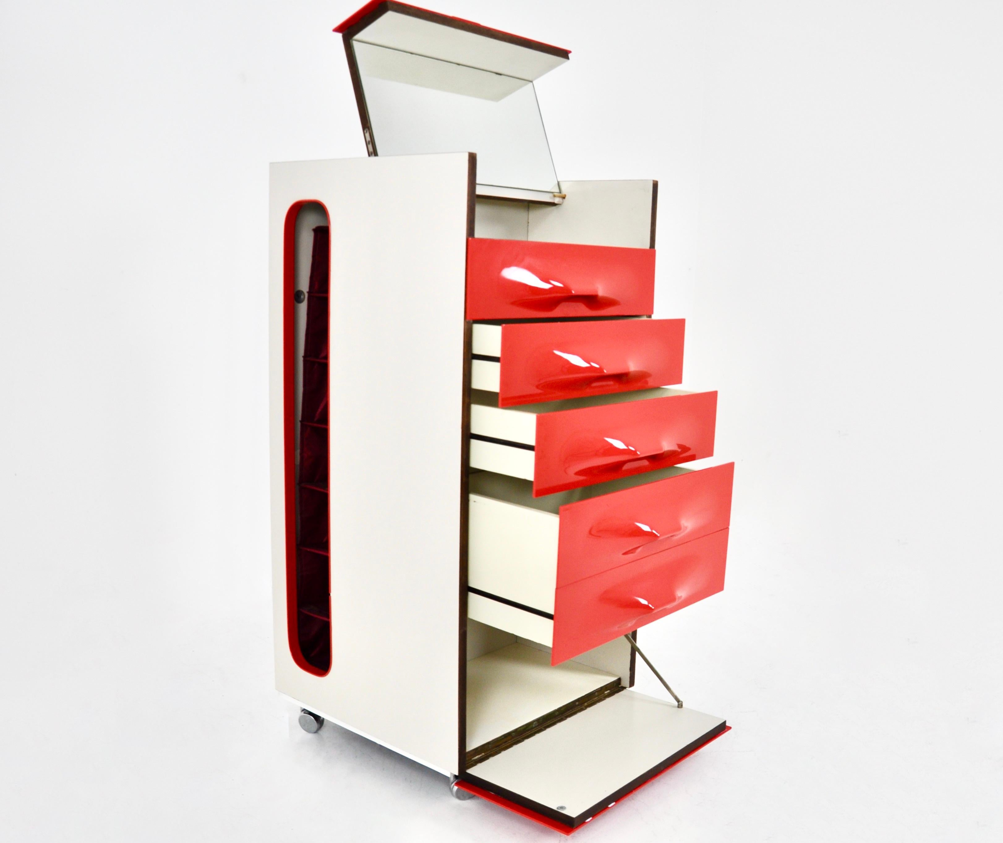 Valet Cabinet DF 2000 by Raymond Loewy for Doubinsky Frères, 1960s For Sale 2