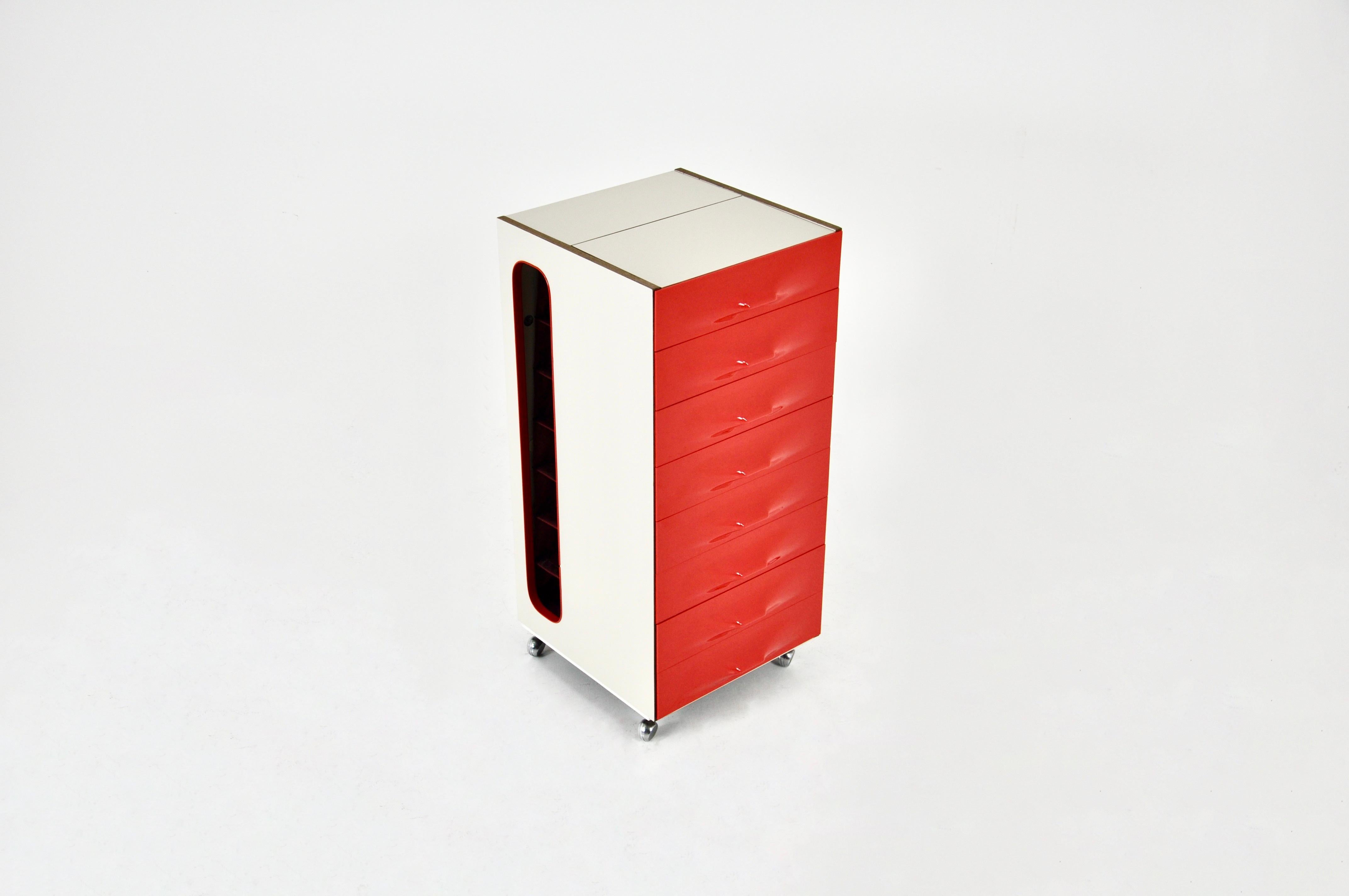 Mid-Century Modern Valet Cabinet DF 2000 by Raymond Loewy for Doubinsky Frères, 1960s For Sale