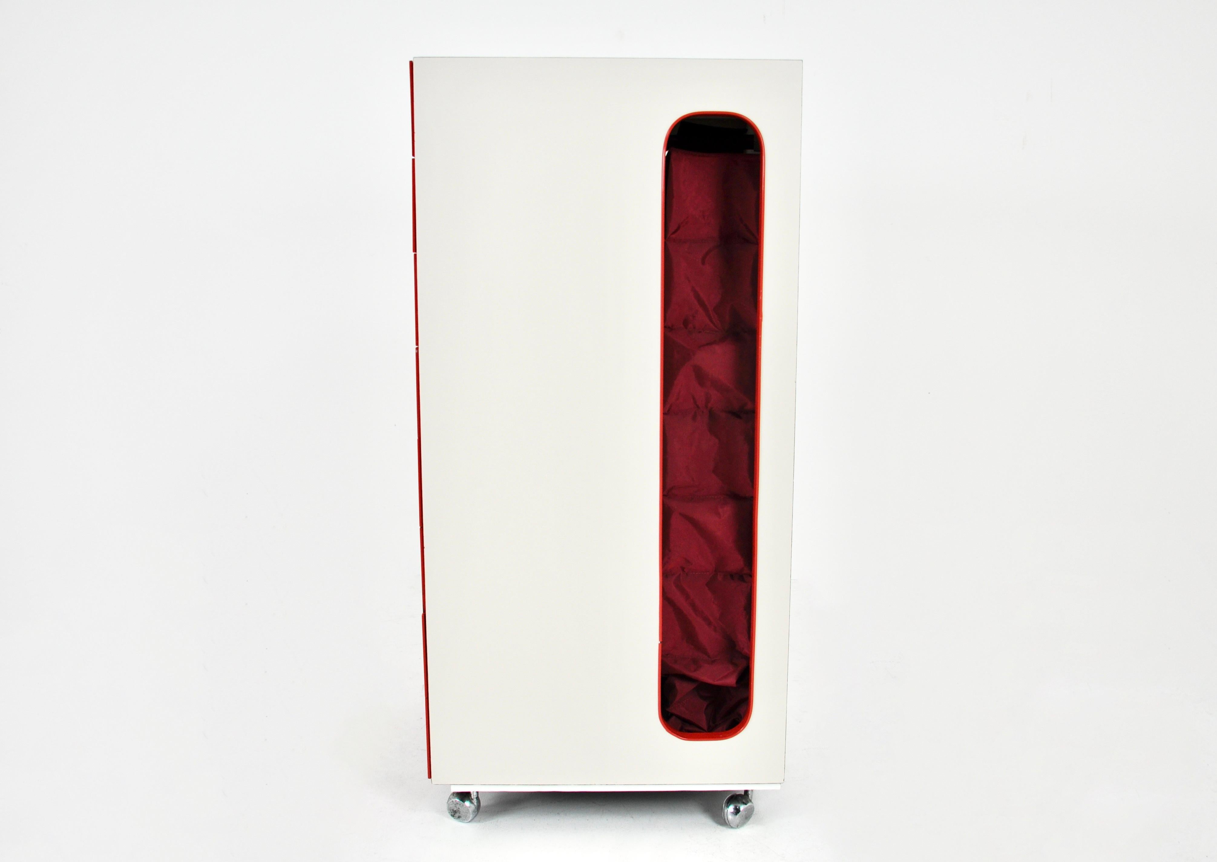 Wood Valet Cabinet DF 2000 by Raymond Loewy for Doubinsky Frères, 1960s For Sale