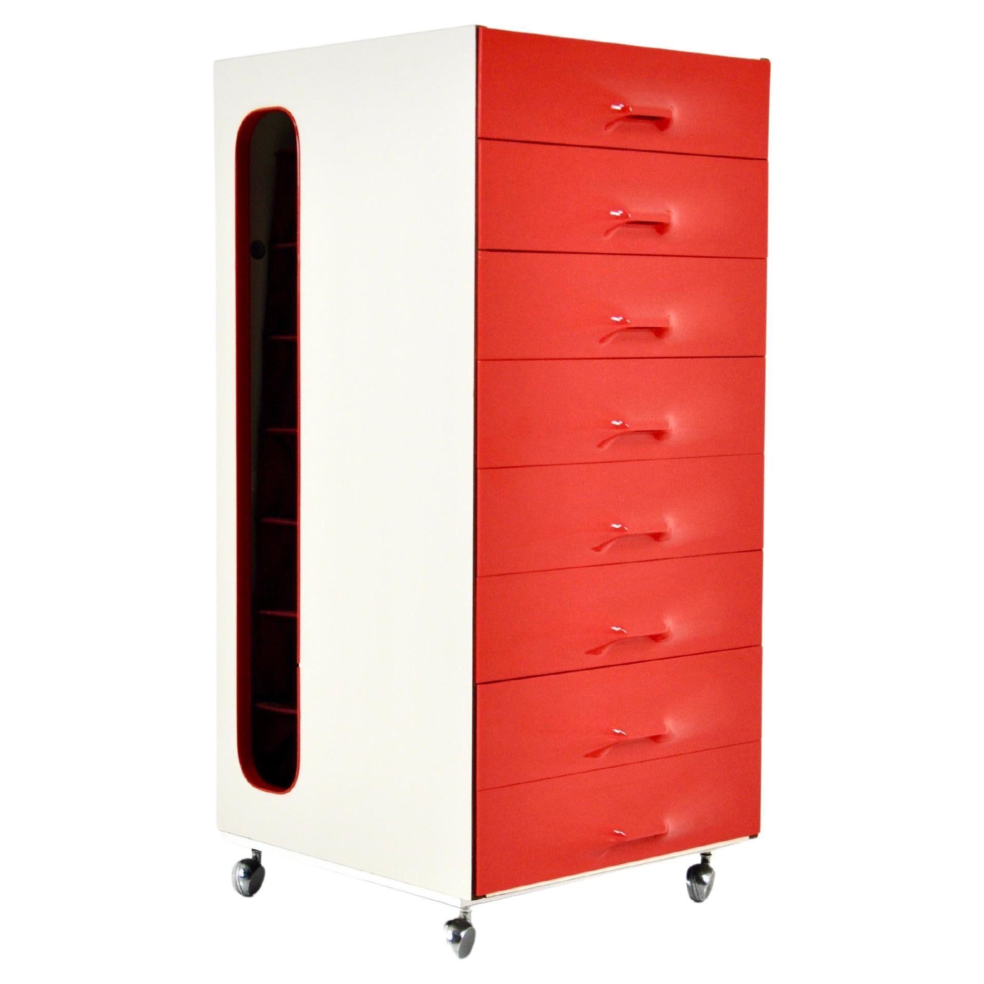 Valet Cabinet DF 2000 by Raymond Loewy for Doubinsky Frères, 1960s For Sale