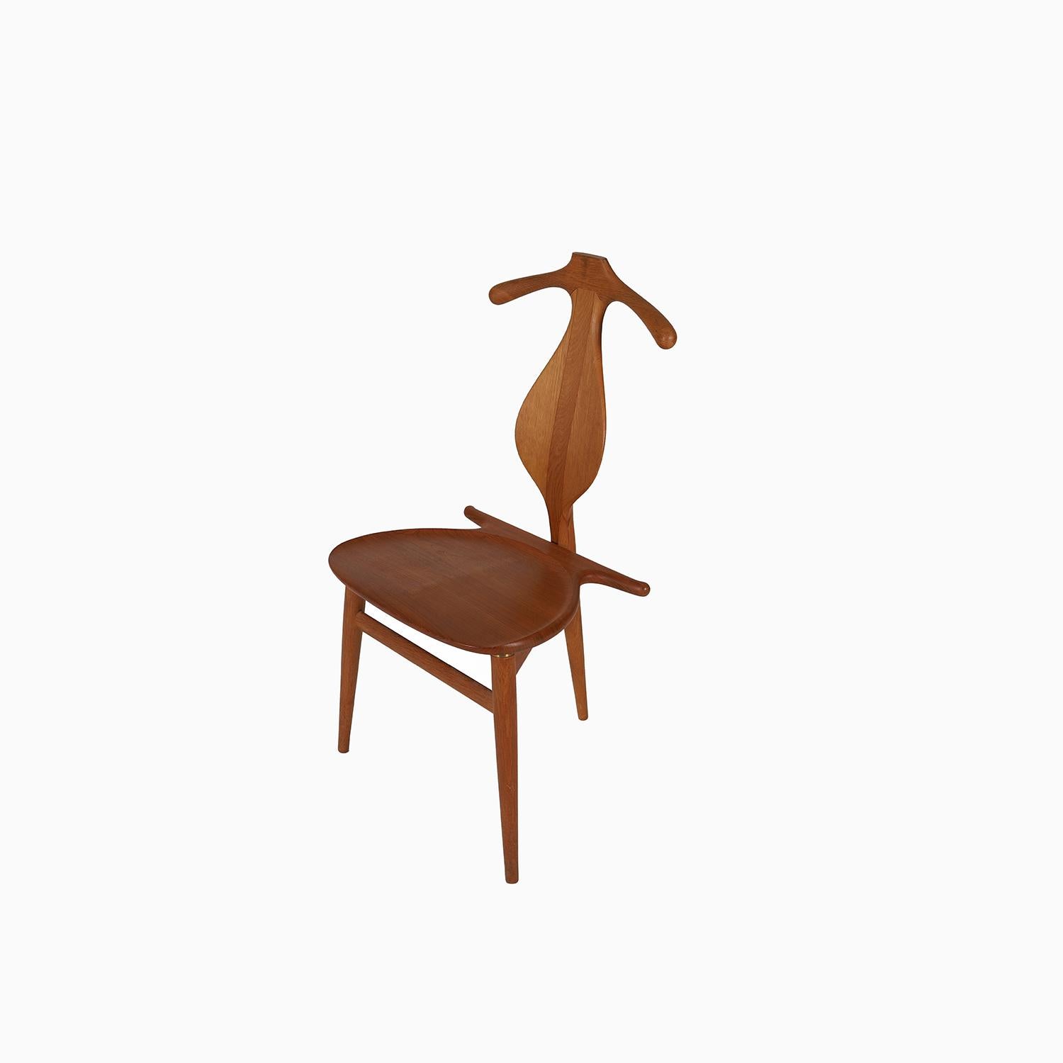 20th Century Valet Chair JH-540 by Hans J. Wegner, Teak & Oak