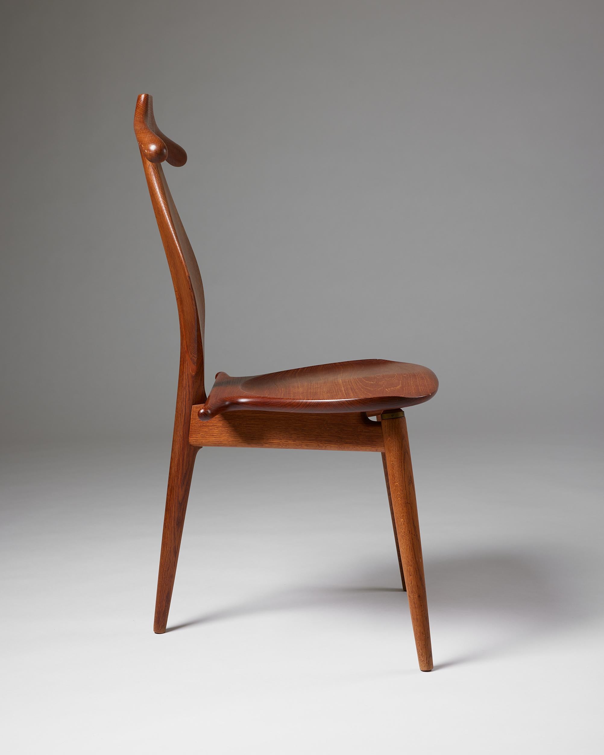 Chaise Valet modèle 540 conçue par Hans J. Wegner pour Johannes Jansen, Danemark Bon état - En vente à Stockholm, SE