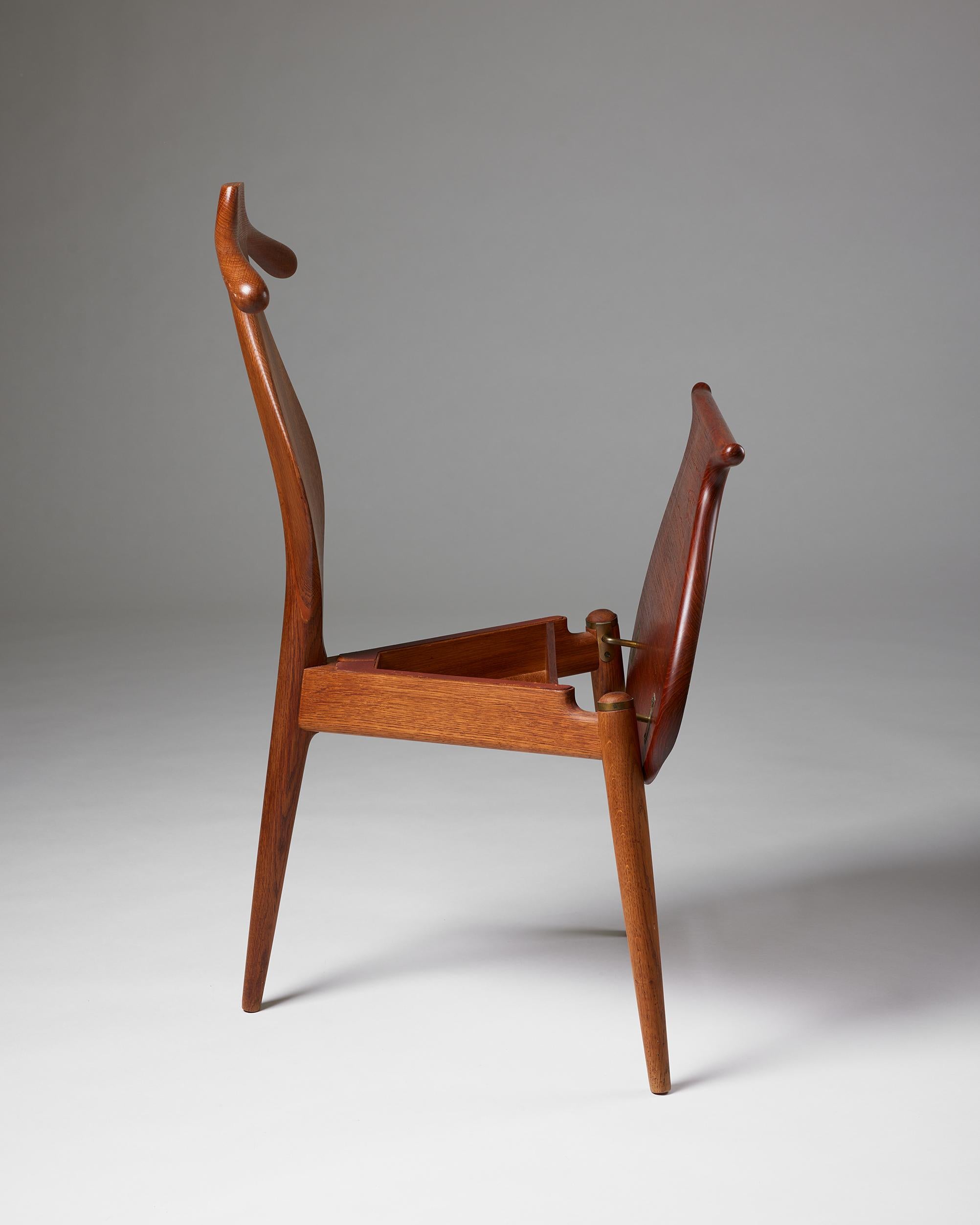 Valet Chair Modell 540, entworfen von Hans J. Wegner für Johannes Jansen, Dänemark (Mitte des 20. Jahrhunderts) im Angebot